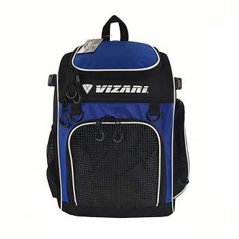Vizari Cambria Soccer Backpack With Ball Compartment and Vented Ball Pocket and Mesh Side Cargo Pockets for Adults and Teens