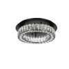 Elegant Lighting Monroe 1 - Light Flush Mount in  Black - 2 of 4
