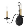 Livex Lighting Heritage 2 - Light Wall Light in  Black - 4 of 4