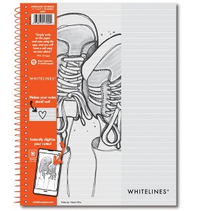 Whitelines Products Featuring Premium 20lb Gray Paper - Makes Your Notes Stand Out, Works With Your Phone, Reduces Eye Strain, Proudly Made in the USA - 1 of 1
