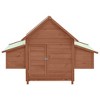 Chicken Coop Grey and White Solid Firwood 59.1x37.8x43.3 invidaXL - 3 of 4