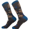 Crazy Dog T-Shirts Mens Papa Bear Funny Novelty Socks Gift for Dad Sarcastic Graphic Cool Saying - 2 of 4