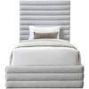 Meridian Furniture,Maxwell Linen Textured Fabric Bed - 2 of 4