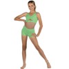 Girl's Crop Top Danz N Motion 24308C Evlynn Drawstring Key Hole Top Jazz Gymnastics - 4 of 4