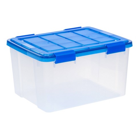 Iris 44qt Weatherpro Plastic Storage Bin : Target