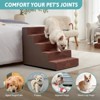 Cozy Kiss 5-Tier Extra-Wide Foam Pet Steps, Non-Slip Dog Stairs for High Beds & Sofas with Removable Washable Cover - 4 of 4