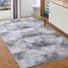 Modern Geometric Area Rug Non-Slip Stain-Resistant Accent Area Rugs - 2 of 4