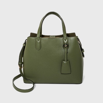 Olive on sale green satchel