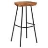 Modway Concord Backless Wood Bar Stools - Set of 2 - 2 of 4