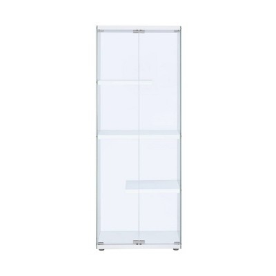 target glass door cabinet