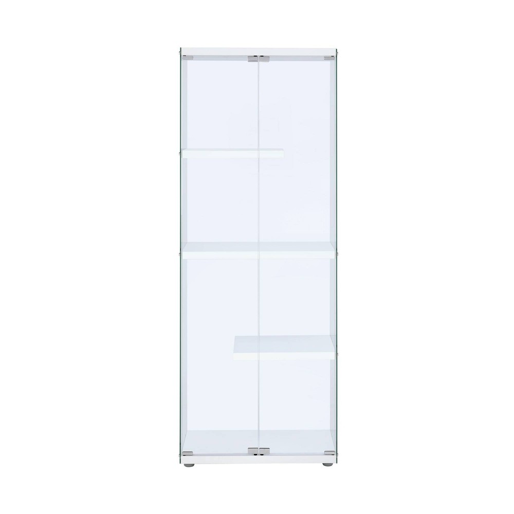 Photos - Display Cabinet / Bookcase Maxwell Glass Display Cabinet Clear - Picket House Furnishings