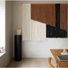 Aoibox Macrame Wall Hanging Dip Dyed Fiber Boho Cord Wall Art for Living Room, 57" W x 43" L - 3 of 4