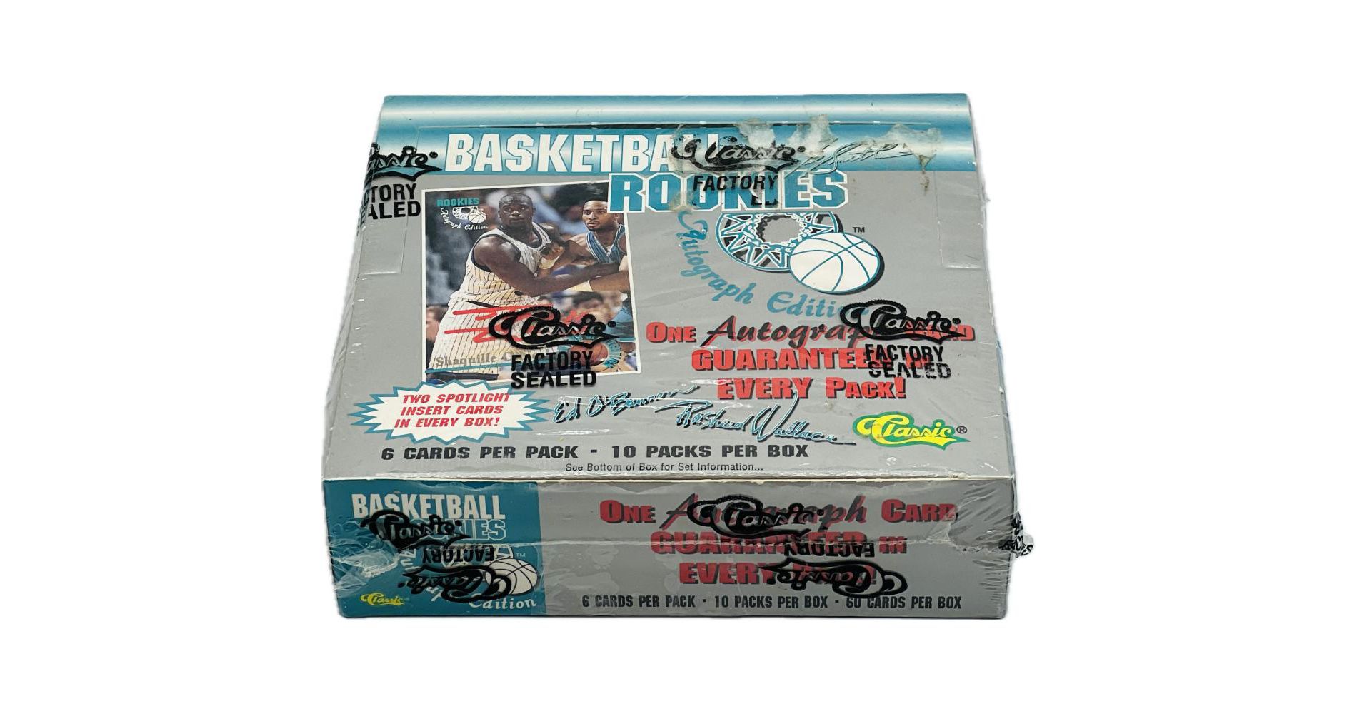 1995 Classic Rookies Autograph Edition Basketball Box