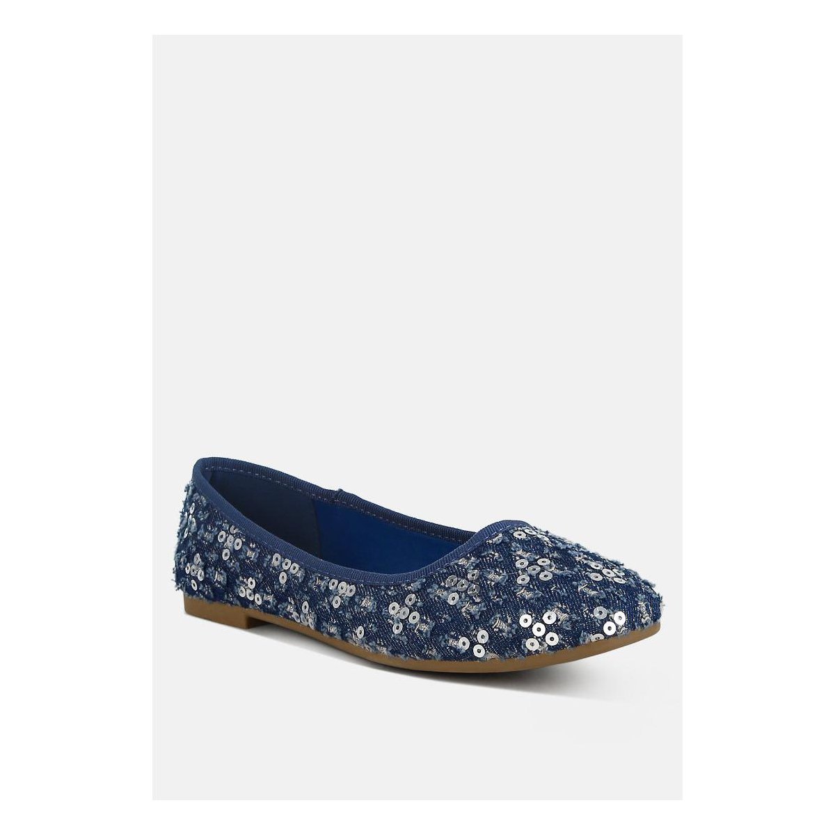 Обувь London Rag Womens Sujet Sequin Ballet Flats 8 — фото 3