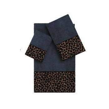 3pc Animal Print Towel Set Latte Brown - Linum Home Textiles : Target