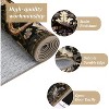 Thin Foldable Non-Slip Area Rug with Washable Retro Vintage Print, Indoor Carpet for Living Room, Dining Room, Office, Bedroom, Kitchen - 3 of 4