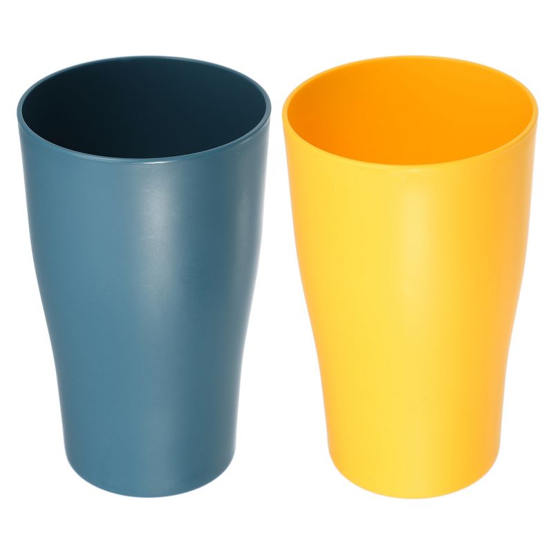 Unique Bargains Bathroom Toothbrush Tumblers Kit PP Cups for Bathroom 4.92''x3.03'' 2pcs, 1 of 7