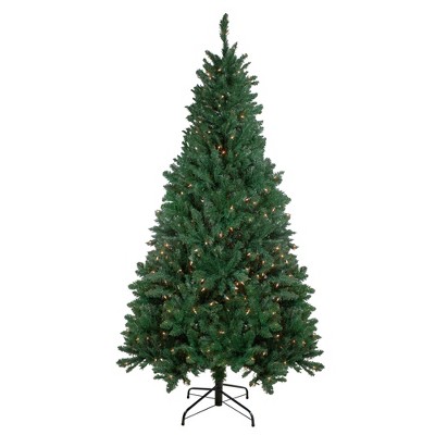 Northlight 7.5ft Pre-Lit Ravenna Pine Artificial Christmas Tree - Warm White LED Lights