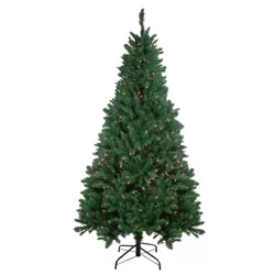 Northlight 6.5 Ft Pre-Lit Ravenna Pine Artificial Christmas Tree - Warm White LED Lights