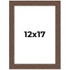 PosterPalooza | 12x17 Wide Barnwood Picture Frame, UV Acrylic, 6 Finishes - Grey, Brown, White, and Black - 2 of 4