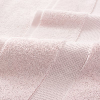 Oversized Blush Pink Egyptian Cotton Bath Towels Set