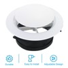 Unique Bargains ABS Plastic Adjustable Round with Screen Home Air Vent Cover - 3 of 4