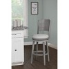 30.25" Clarion Swivel Barstool Distressed Gray - Hillsdale Furniture - 3 of 4