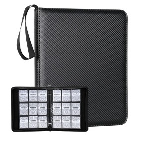 Itopfox Premium 9-Black Pocket Card Binder – 720 Collection Binder Folder Card Album Card Holder for MTG Football Play Cards - 1 of 4