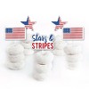 Big Dot of Happiness Stars & Stripes - Dessert Cupcake Toppers - Memorial Day & 4th of July USA Patriotic Party Clear Treat Picks - Set of 24 - 2 of 4