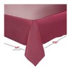 Smarty Had A Party 54" x 108" Burgundy Rectangular Plastic Tablecloths - 96 pcs - 2 of 4