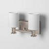 Minka Lavery Minka Harbour Point 11 1/4" Brushed Nickel 2-Light Wall Sconce - 3 of 3