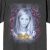 Buffy the Vampire Slayer Key Art Women's Charcoal Short Sleeve Crew Neck Tee - 2 of 3