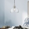 Livex Lighting Glendon 1 - Light Pendant in  Brushed Nickel/Polished Chrome - 2 of 4