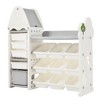 Kids Toy Storage Organizer with 14 Storage Bins, Multipurpose Storage Shelf Extra Large Tree Shape Design Kids Toy Organizers and Storage with Roof - 2 of 4