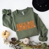 Simply Sage Market Women's Graphic Sweatshirt Hello Pumpkin Flowers - 3 of 4