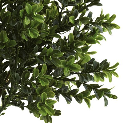 Set of 6 Green Artificial Sweet Grass Bushes