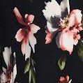 black multi floral
