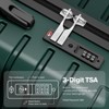 SKONYON 3-Piece Hardshell Luggage Set (20", 24", 28") –  PC+ABS, TSA-Approved Lock, Spinner Wheels & YKK Zippers - 3 of 4