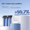 Waterdrop 3-Stage Whole House Water Filter System,Reduce Iron&Manganese,with Carbon &Sediment Filters,7-Stage Filtration, WHF3T-FG,1" Inlet/Outlet - 4 of 4