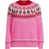 Lands' End Women's Drifter Jacquard Raglan Crew Neck Sweater - 3 of 3