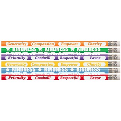 Musgrave Pencil Company Kindness Kounts Motivational Pencil, Pack of 12/10 Packs