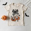 Coquette Pumpkin Cherries - Youth Short Sleeve Graphic T-Shirt and Toddler Short Sleeve Graphic T-Shirt - 3 of 4
