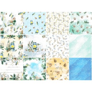 Wrapables 6x6 Decorative Single-Sided Scrapbook Paper for Arts & Crafts Projects, Scrapbooking, Card-Making - 1 of 4