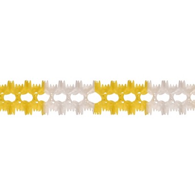 Beistle Pageant Garland, 7" x 14' 6", (2/Pkg) Yellow