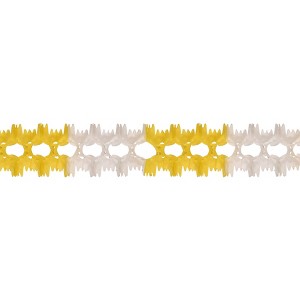 Beistle Pageant Garland, 7" x 14' 6", (2/Pkg) Yellow - 1 of 4