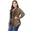 Agnes Orinda Women's Plus Size Asymmetric Open Front Fashion Cardigans - 4 of 4