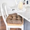 Gripper 2pk 15"x15" Klear Vu Tyson Universal Non Slip Overstuffed Dining Chair Cushions - 4 of 4