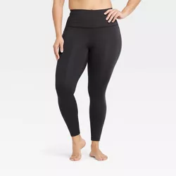 Women's Contour Curvy High-Rise 7/8 Leggings with Power Waist 25" - All in Motion™ Black M