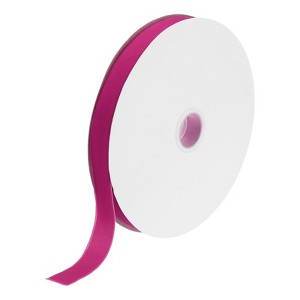 Unique Bargains Soft Single Face Spool Silky Velvet Ribbon for Bouquets DIY Crafts - 1 of 3