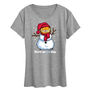 Women's - Garfield - Have An Ice Day Short Sleeve Graphic T-Shirt - 1 of 4